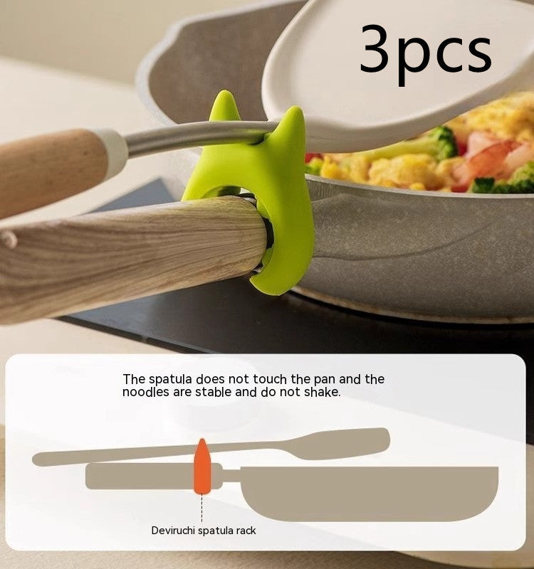 Multifunctional Spatula Holder Silicone Anti-overflow