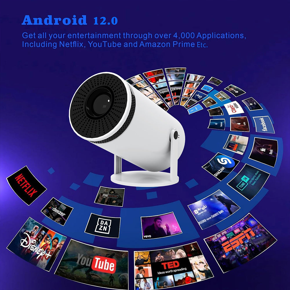 Home HD Projector Bluetooth Portable  4K